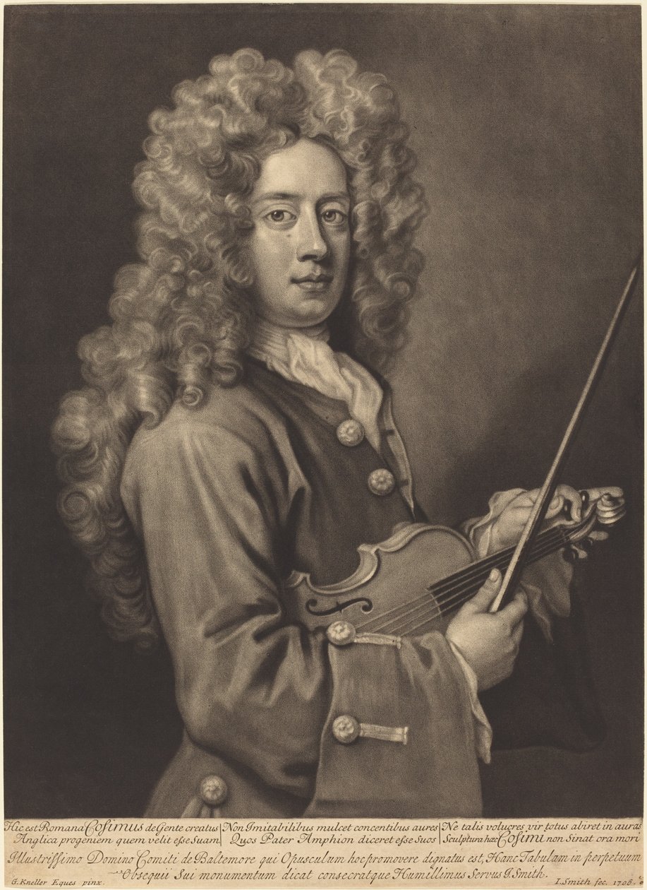 Nicola Cosimo alkotó: John Smith after Sir Godfrey Kneller
