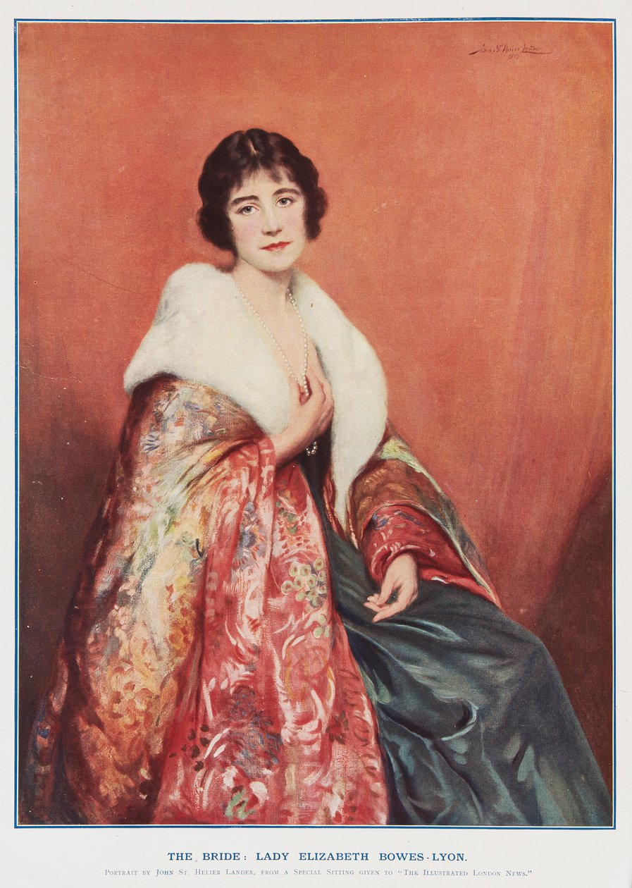 Lady Elizabeth Bowes-Lyon alkotó: John St. Helier Lander