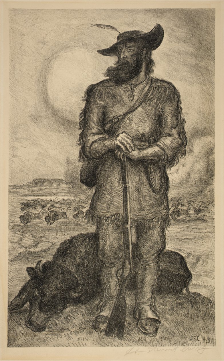 The Plainsman alkotó: John Steuart Curry