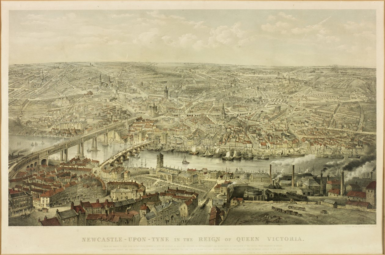 Newcastle upon Tyne Viktória királynő uralkodása idején alkotó: John Storey