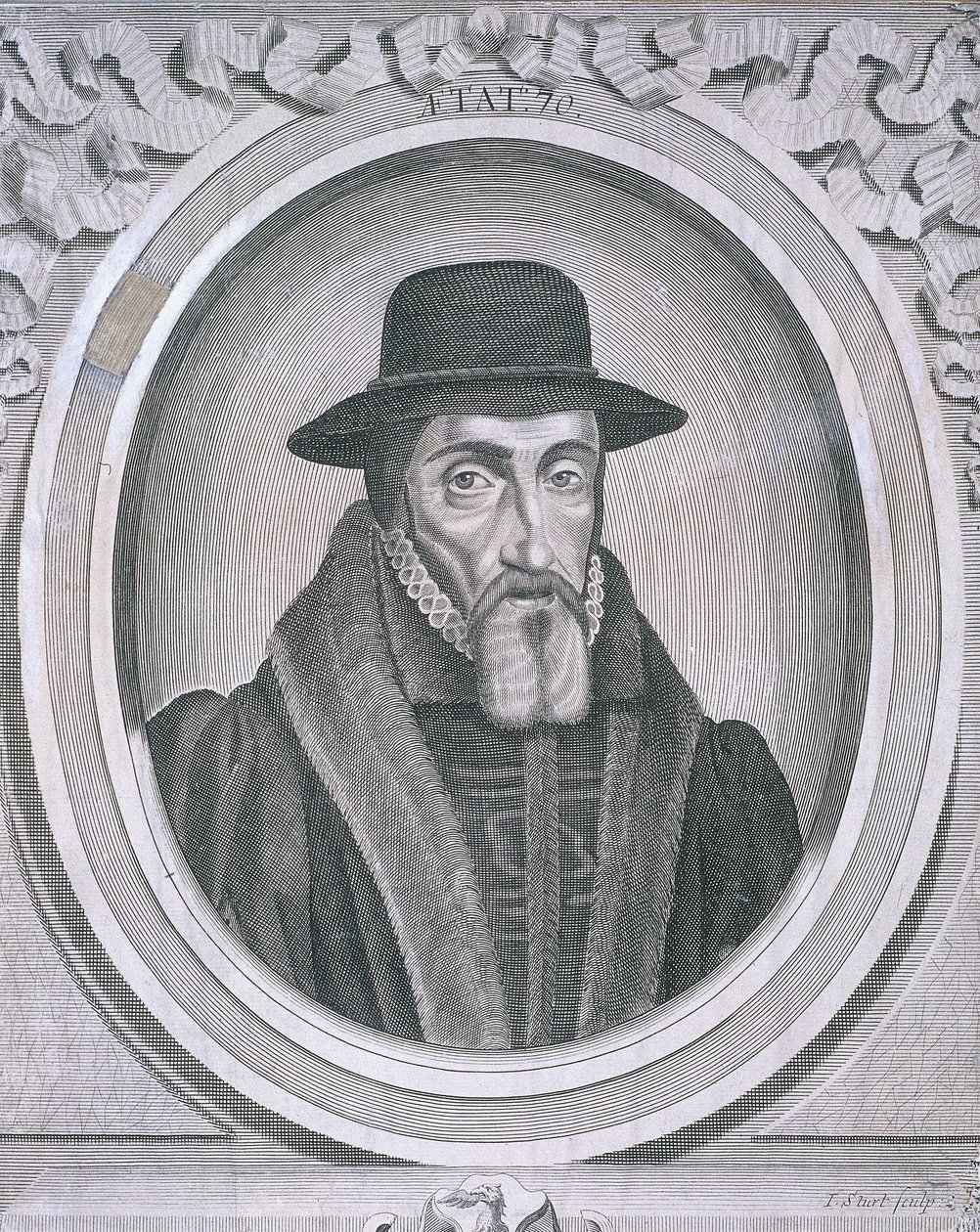 John Foxe ovális portréja, c1570, c1700 alkotó: John Sturt