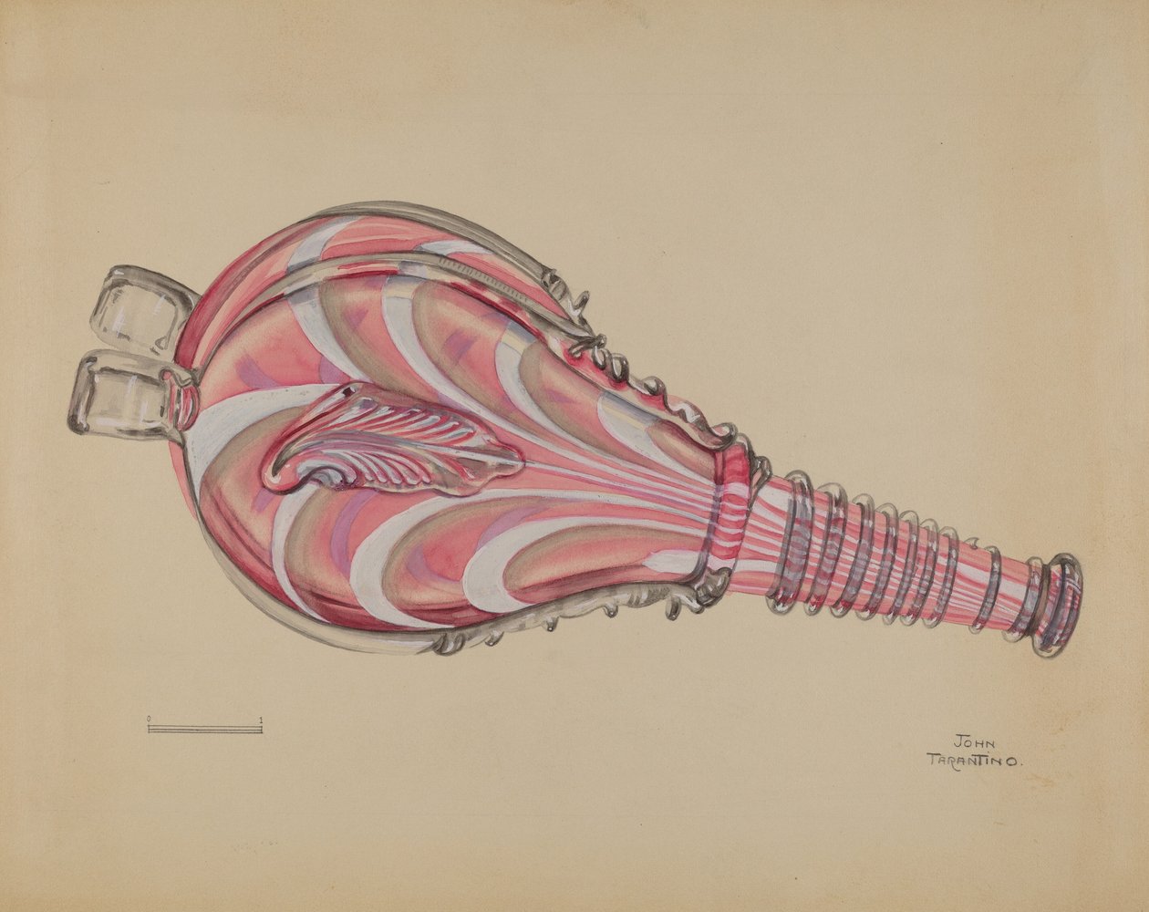 Fújtatósüveg, c. 1936. alkotó: John Tarantino