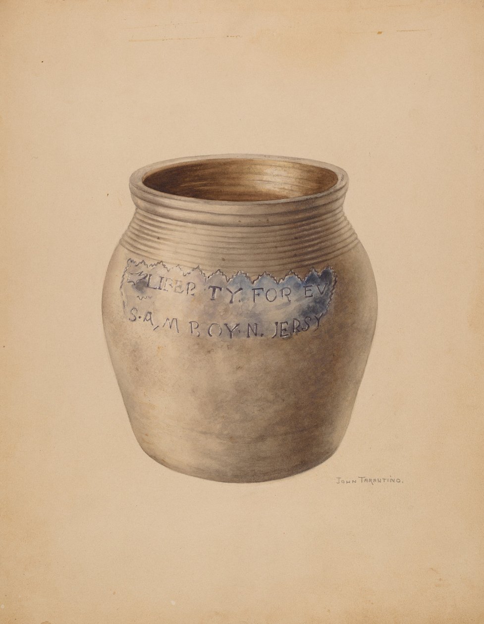 Crock, c. 1938. alkotó: John Tarantino