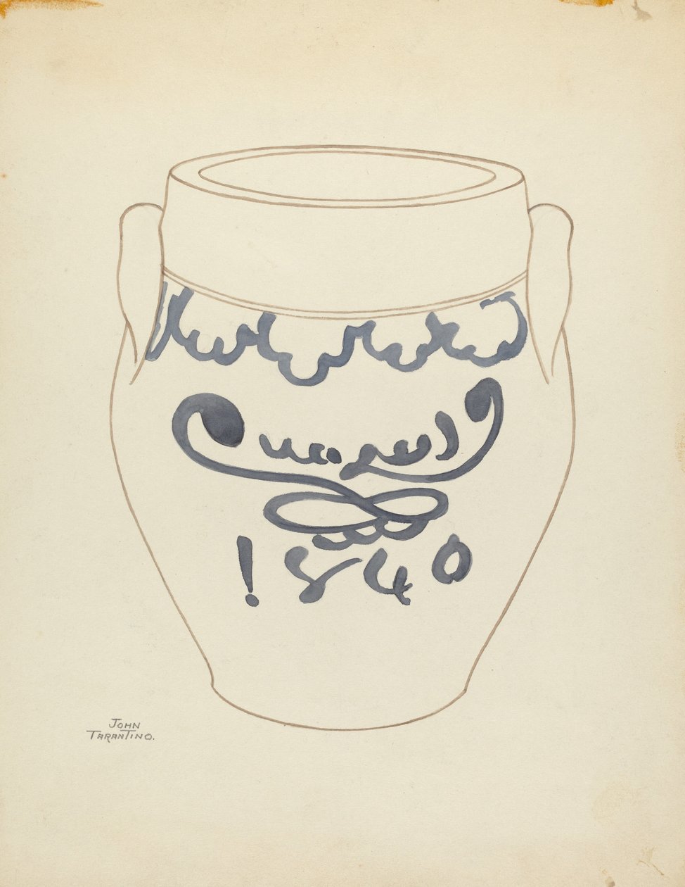 Crock, c. 1953. alkotó: John Tarantino