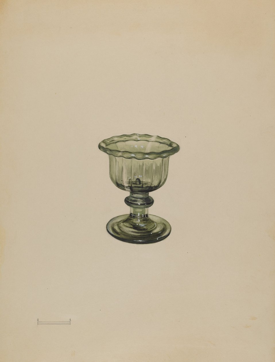 Sópohár, c. 1936. alkotó: John Tarantino