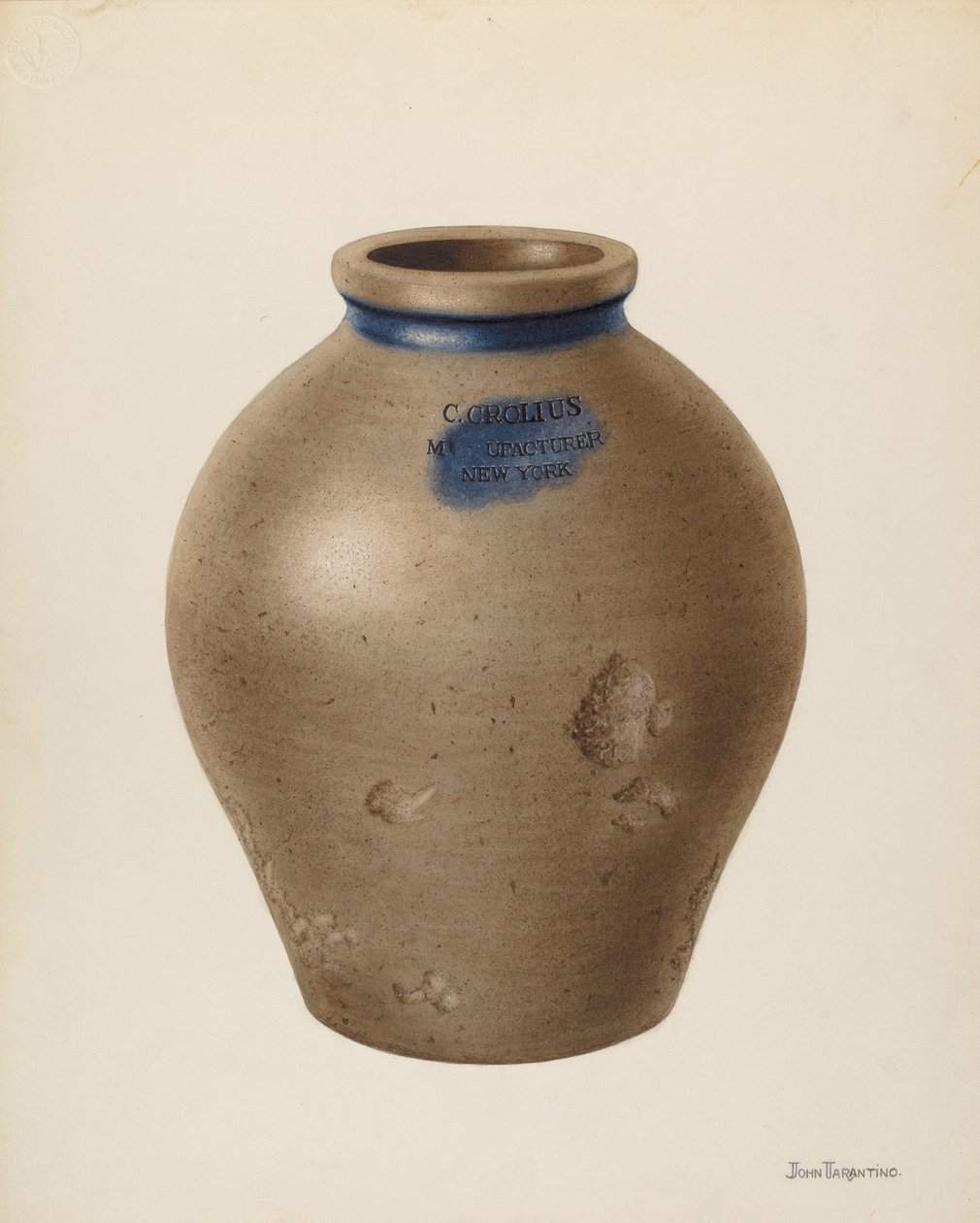 Váza, c. 1940. alkotó: John Tarantino