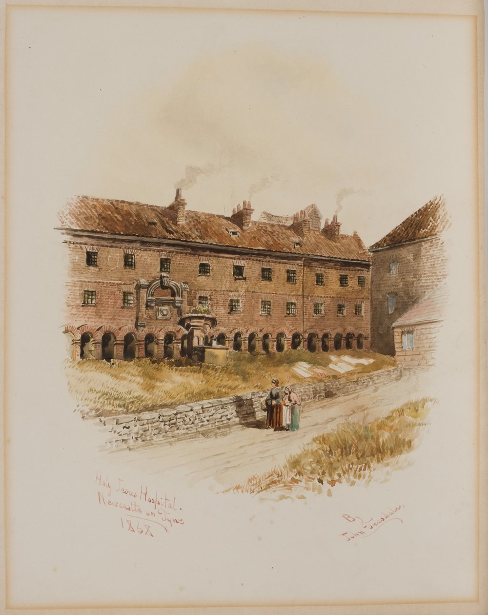 Szent Jézus Kórház, Newcastle upon Tyne (testszín) alkotó: John Teasdale