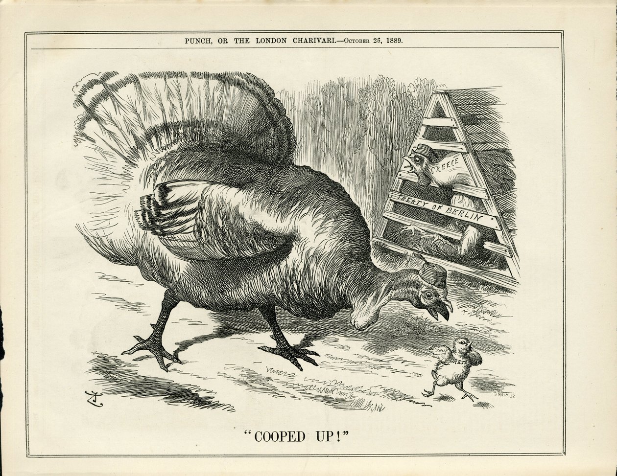 John Tenniel (1820-1914) illusztrációja a Punchban alkotó: John Tenniel
