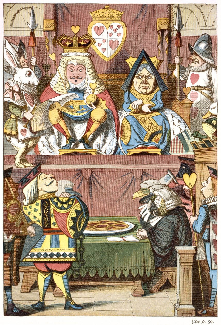 A torták átvizsgálása alkotó: John Tenniel
