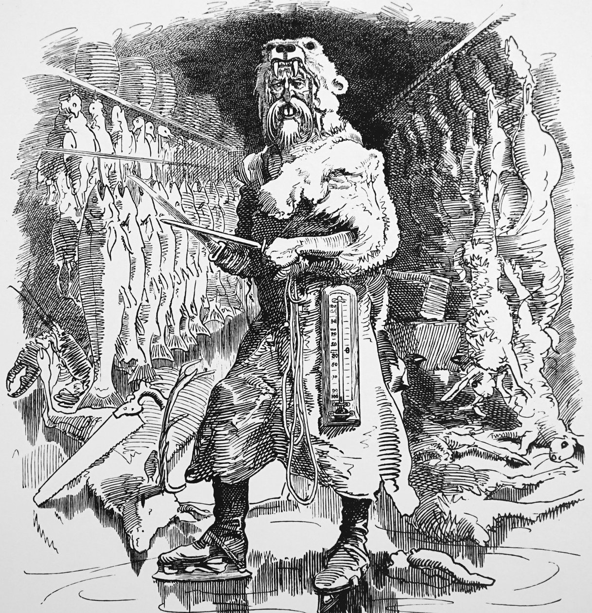 Punch úr véleménye a hűtés jövőbeli fontosságáról alkotó: John Tenniel