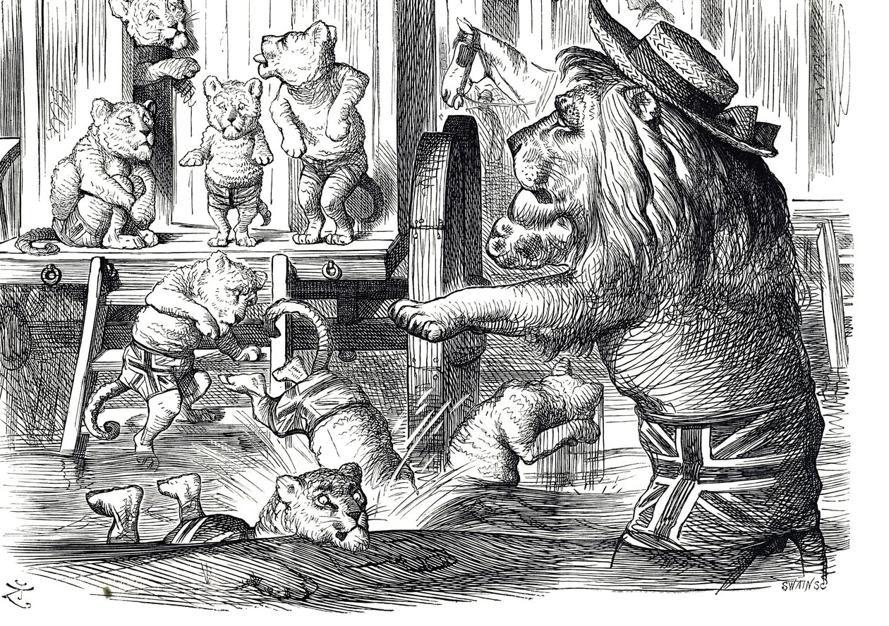 Punch tanácsa a brit tengerparti nyaralóknak alkotó: John Tenniel