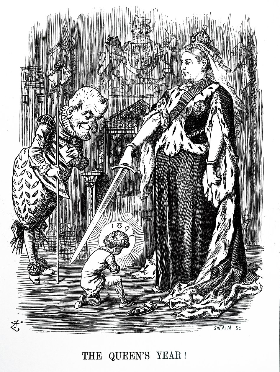 Viktória királynő gyémánt-jubileuma alkotó: John Tenniel