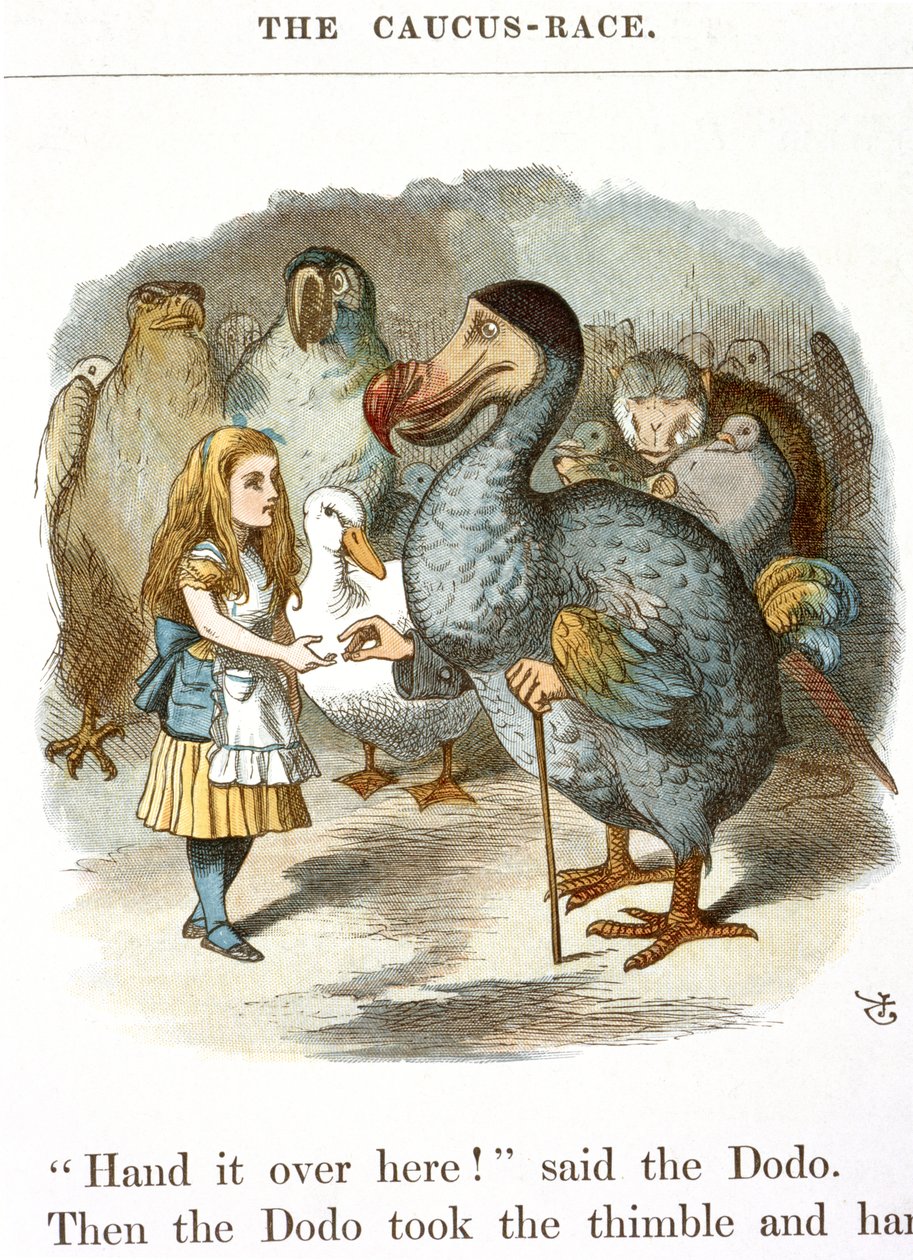 A Caucus-Race alkotó: John Tenniel