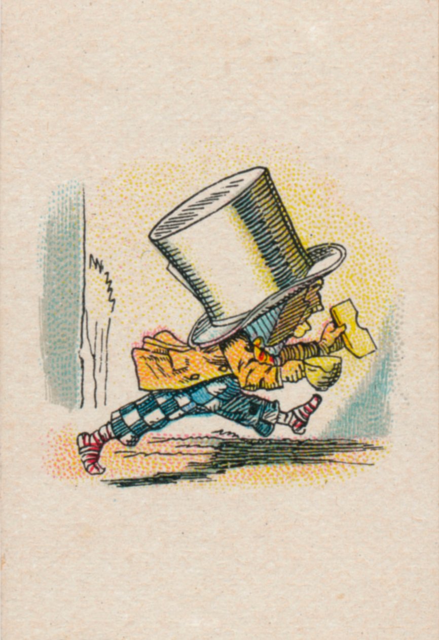 A kalapos elhagyja az udvart, 1930 alkotó: John Tenniel
