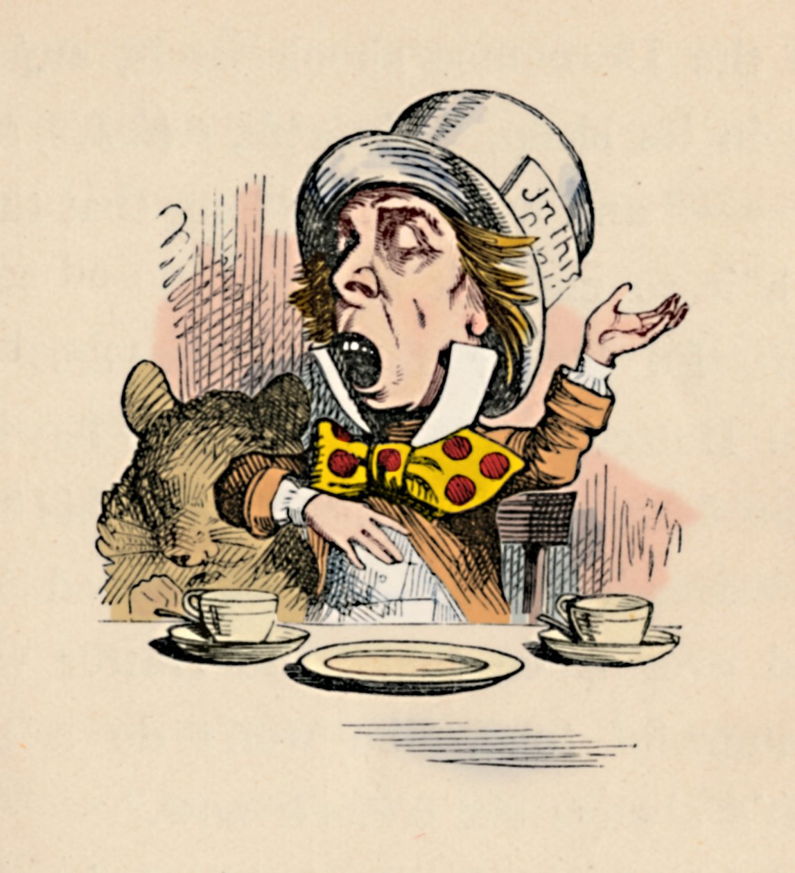 Az őrült kalapos, 1889 alkotó: John Tenniel
