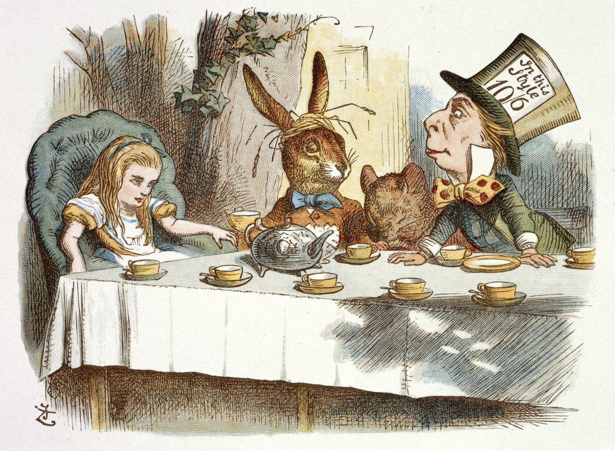 Az őrült kalapos teapartija alkotó: John Tenniel