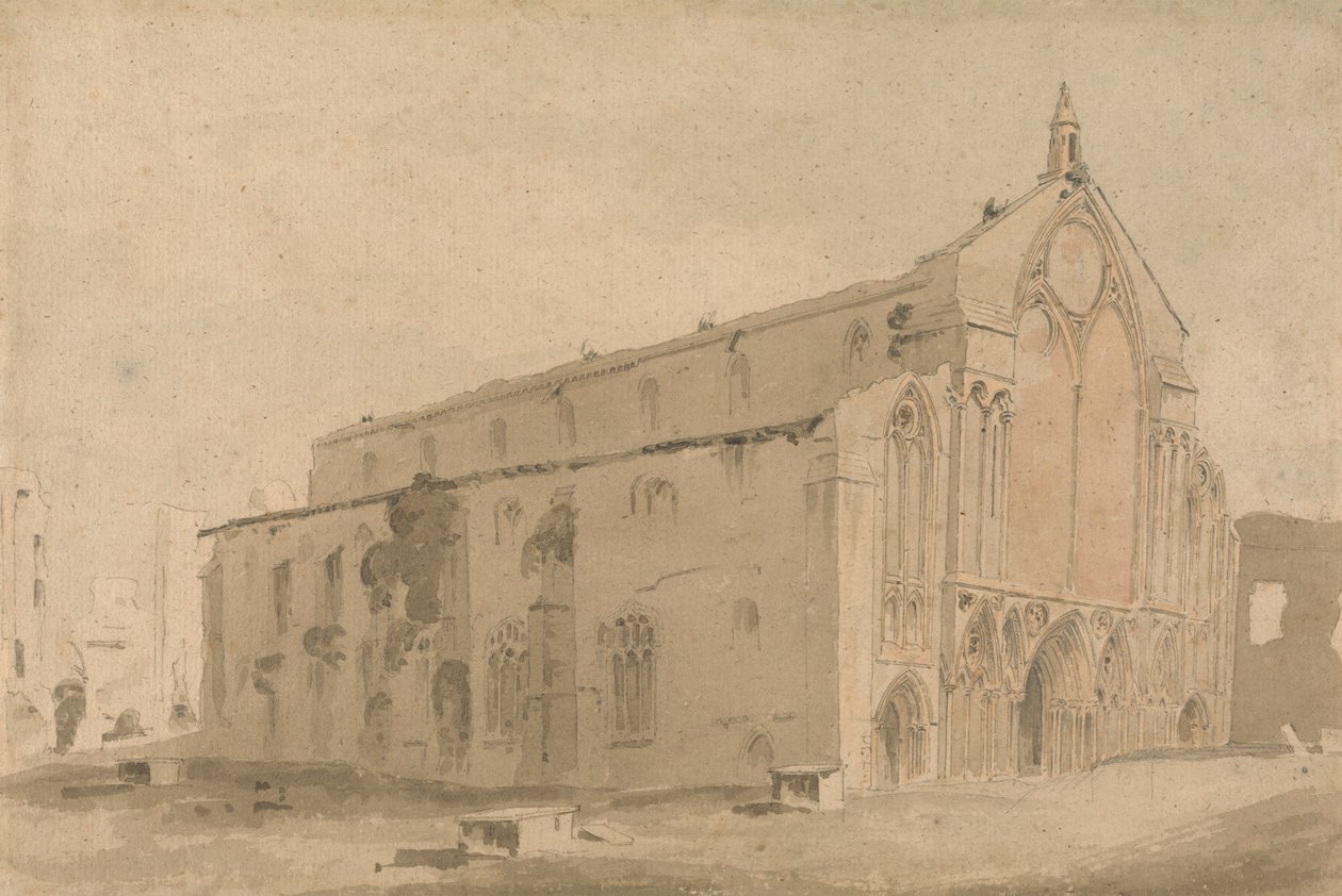 Binham Priory alkotó: John Thirtle