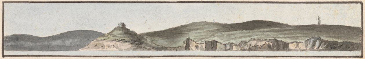 Ram Head, északról nyugatra (2 mérföld távolság) alkotó: John Thomas Serres
