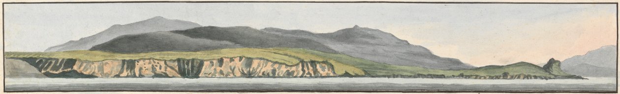 Dungarvan hegyvidéke, nyugatról északra alkotó: John Thomas Serres