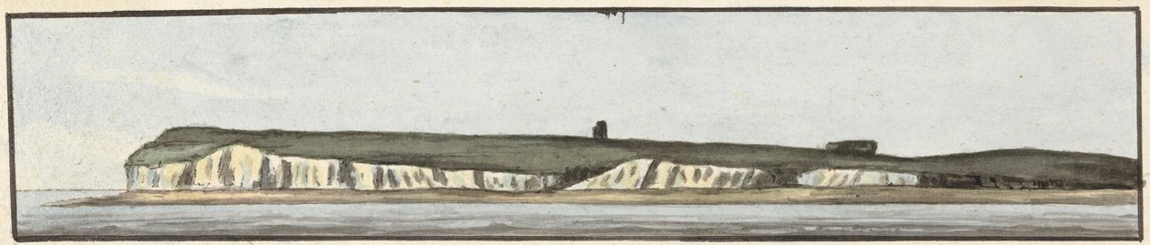 The North Foreland (az egyik a három rajz közül egy tartón) alkotó: John Thomas Serres