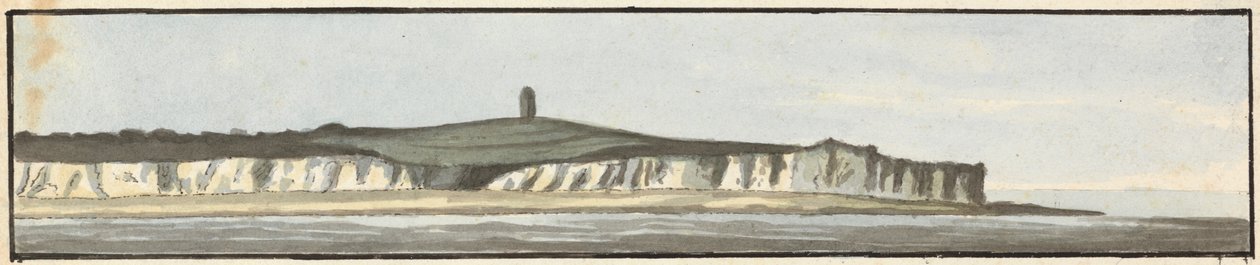 The South Foreland (egy a három rajz egyike egy tartón) alkotó: John Thomas Serres