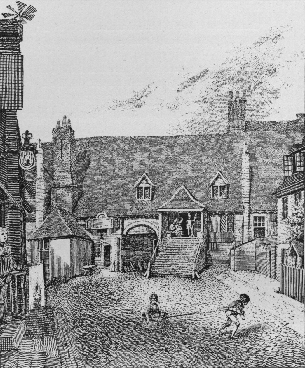 The Guard Room, Scotland Yard, Westminster, 1805 1911 alkotó: John Thomas Smith