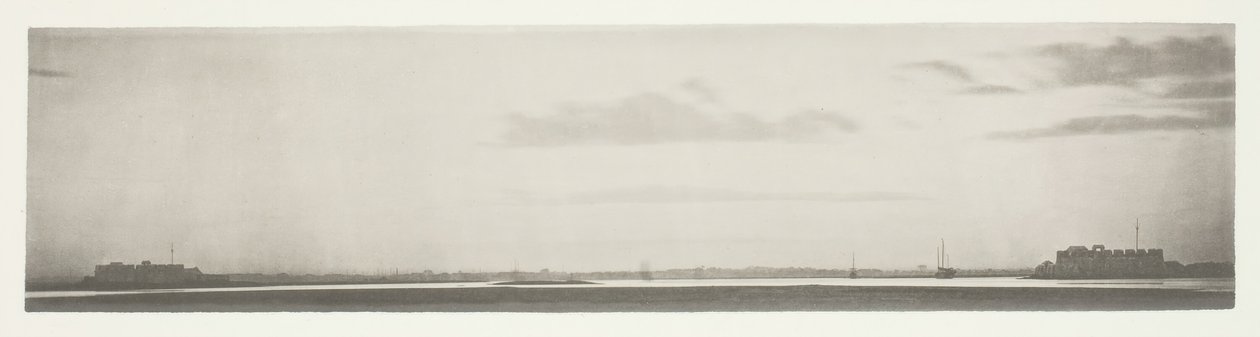 Hoi-How, a javasolt új szerződés kikötője, Hainan szigete, c. 1868. alkotó: John Thomson