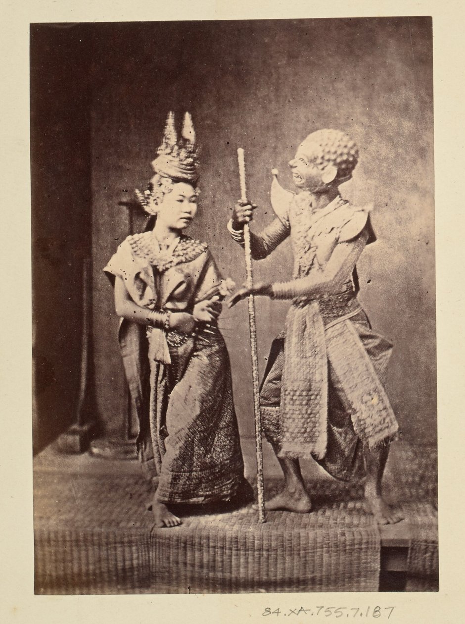 [Khon előadóművészek] alkotó: John Thomson