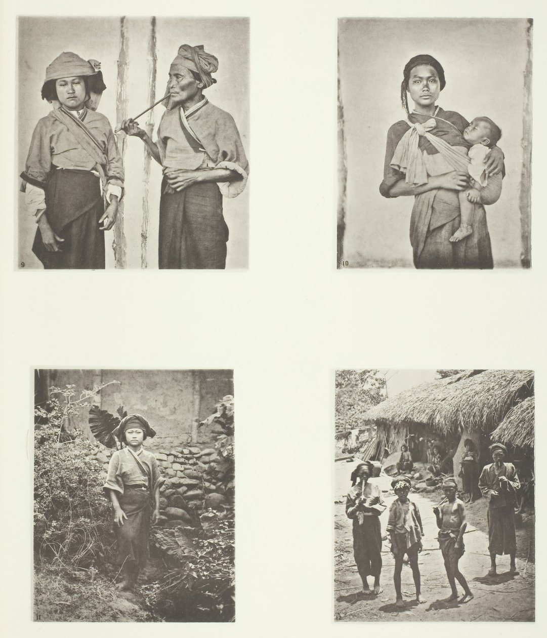 Pepohoan nők, Gyermekhordozás módja, Baksai Nők jelmeze, Lakoli, c. 1868. alkotó: John Thomson