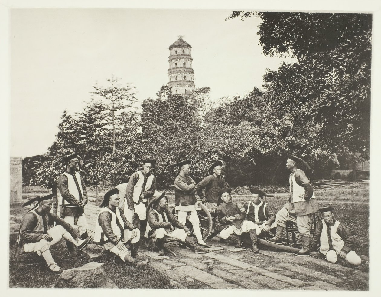 Tatár katonák, c. 1868. alkotó: John Thomson