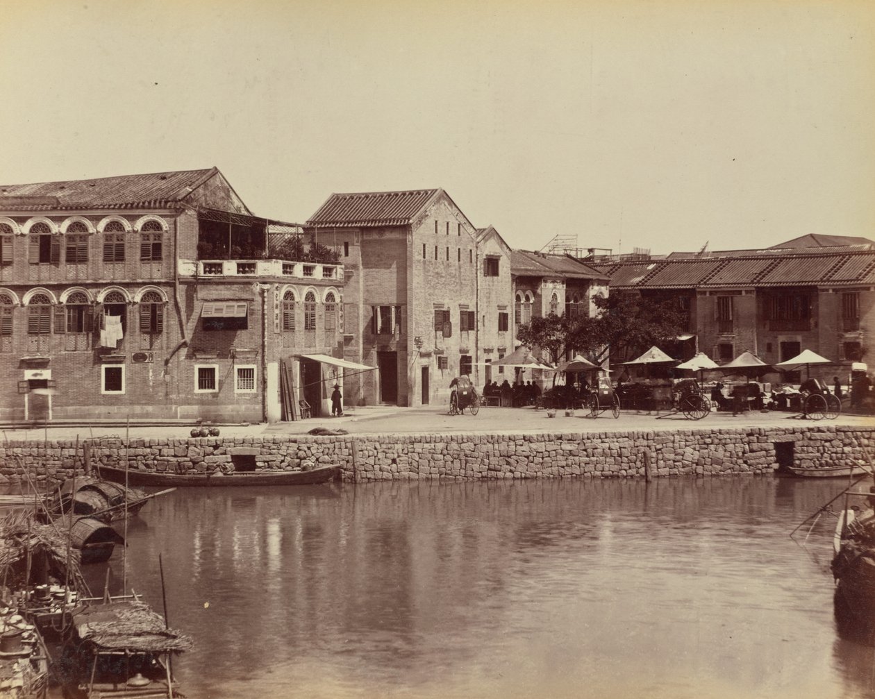 A Bund, Makaó alkotó: John Thomson