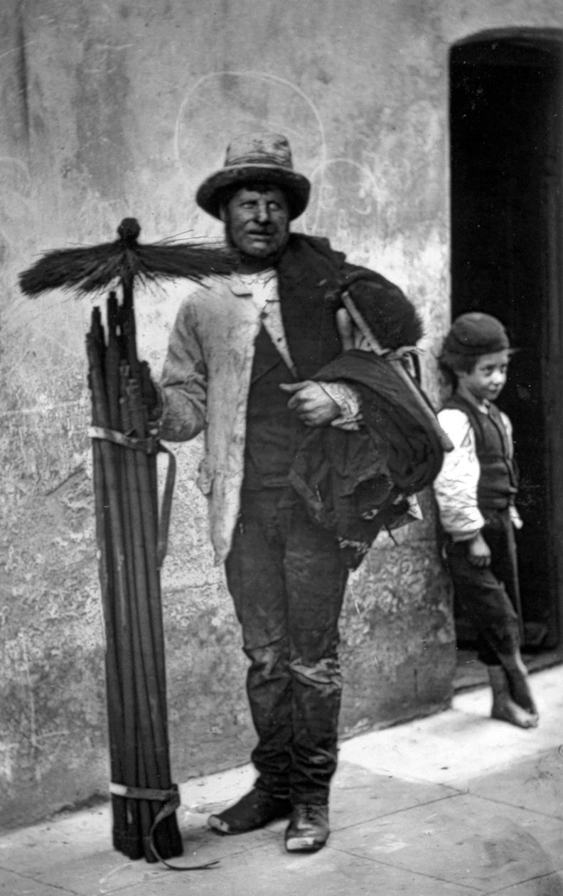 The Temperance Sweep, a londoni utcai életből, J. Thomson és Adolphe Smith alkotó: John Thomson