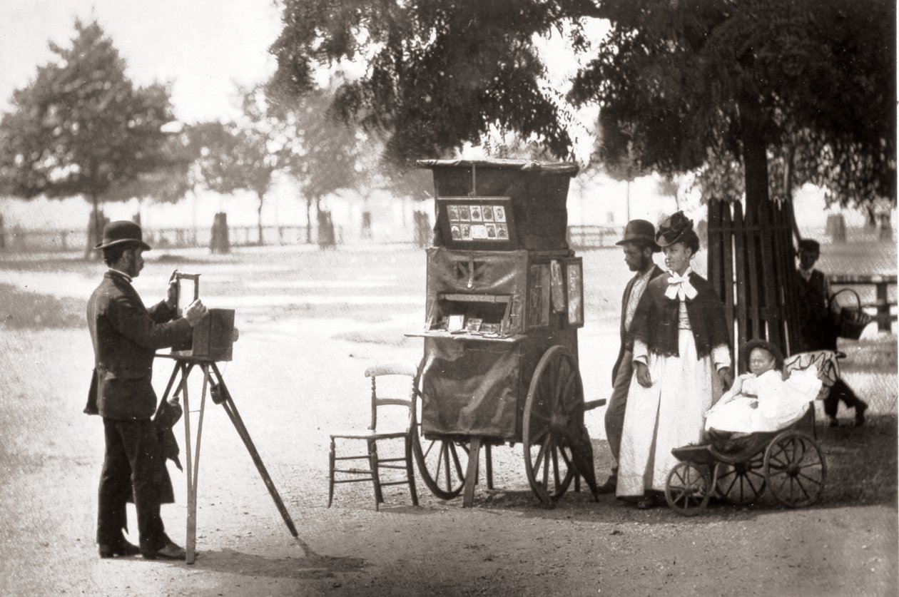 Bérelésre vár, J. Thomson és Adolphe Smith „Street Life in London” című művéből, 1877 alkotó: John Thomson