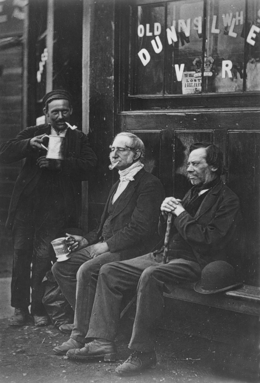 Falmunkások, 1877 körül (f/w fotó) alkotó: John Thomson
