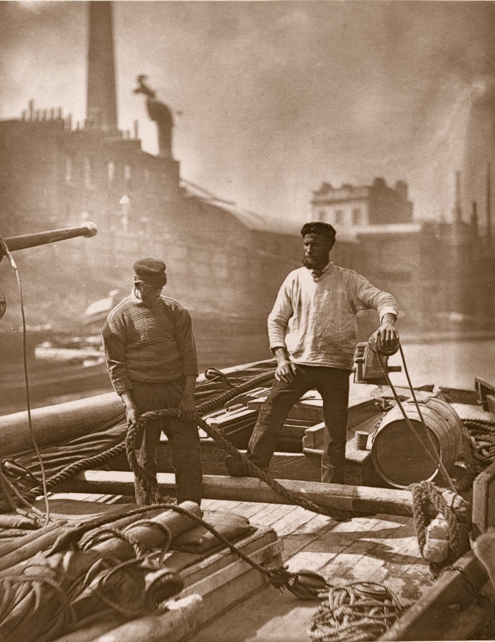Munkások a „Silent Highway”-n, a „Street Life in London”, 1877-78 (woodburytype) alkotó: John Thomson