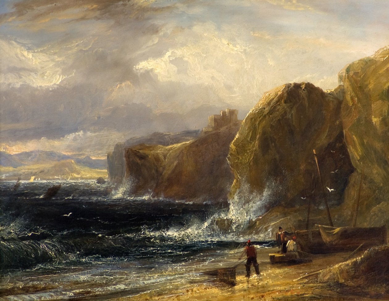 St Andrews Bay, Fife, 1820-30 körül (olaj a fedélzeten) alkotó: John Thomson of Duddingston