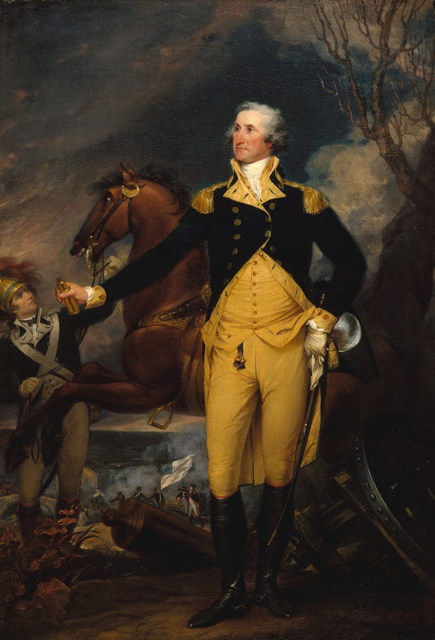 George Washington a trentoni csata előtt, 1792–1794 körül alkotó: John Trumbull