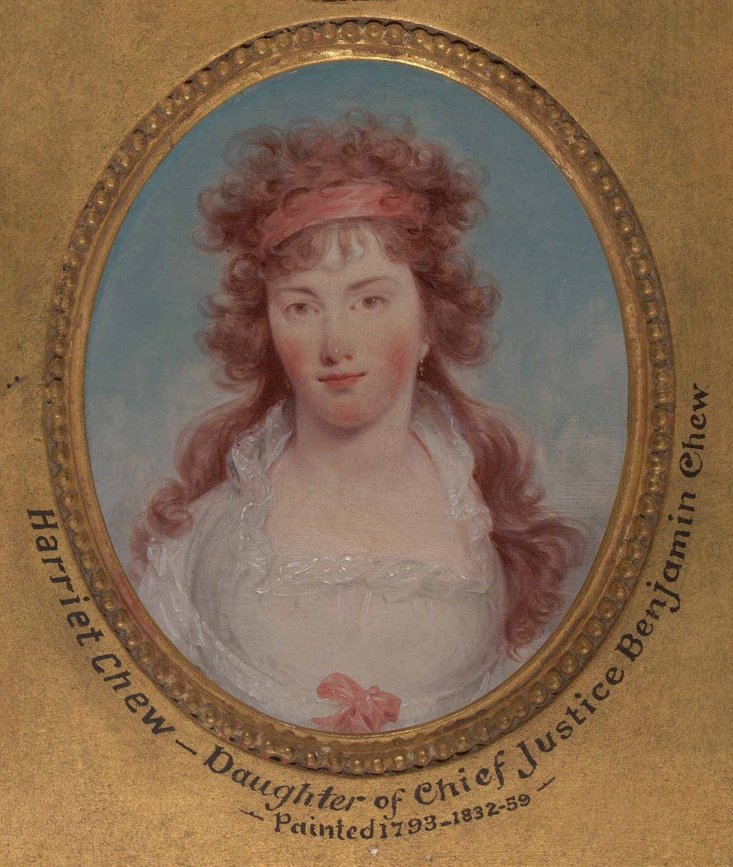Harriet Chew (später Harriet Chew Carroll, 1775–1861) alkotó: John Trumbull