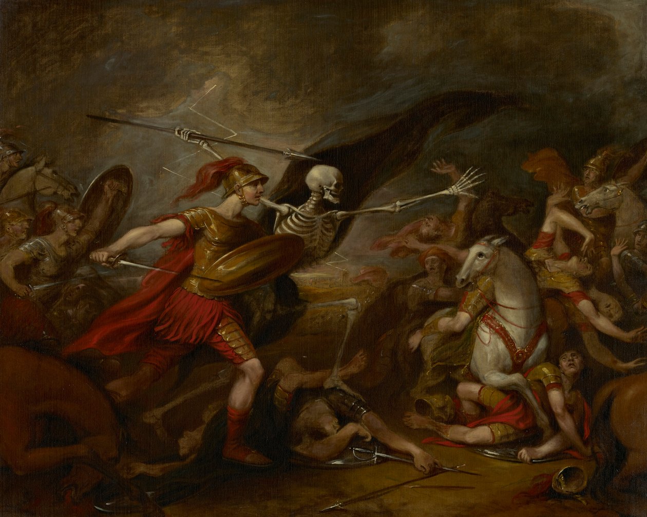 Joshua az Ai-i csatában – a halál részvételével alkotó: John Trumbull