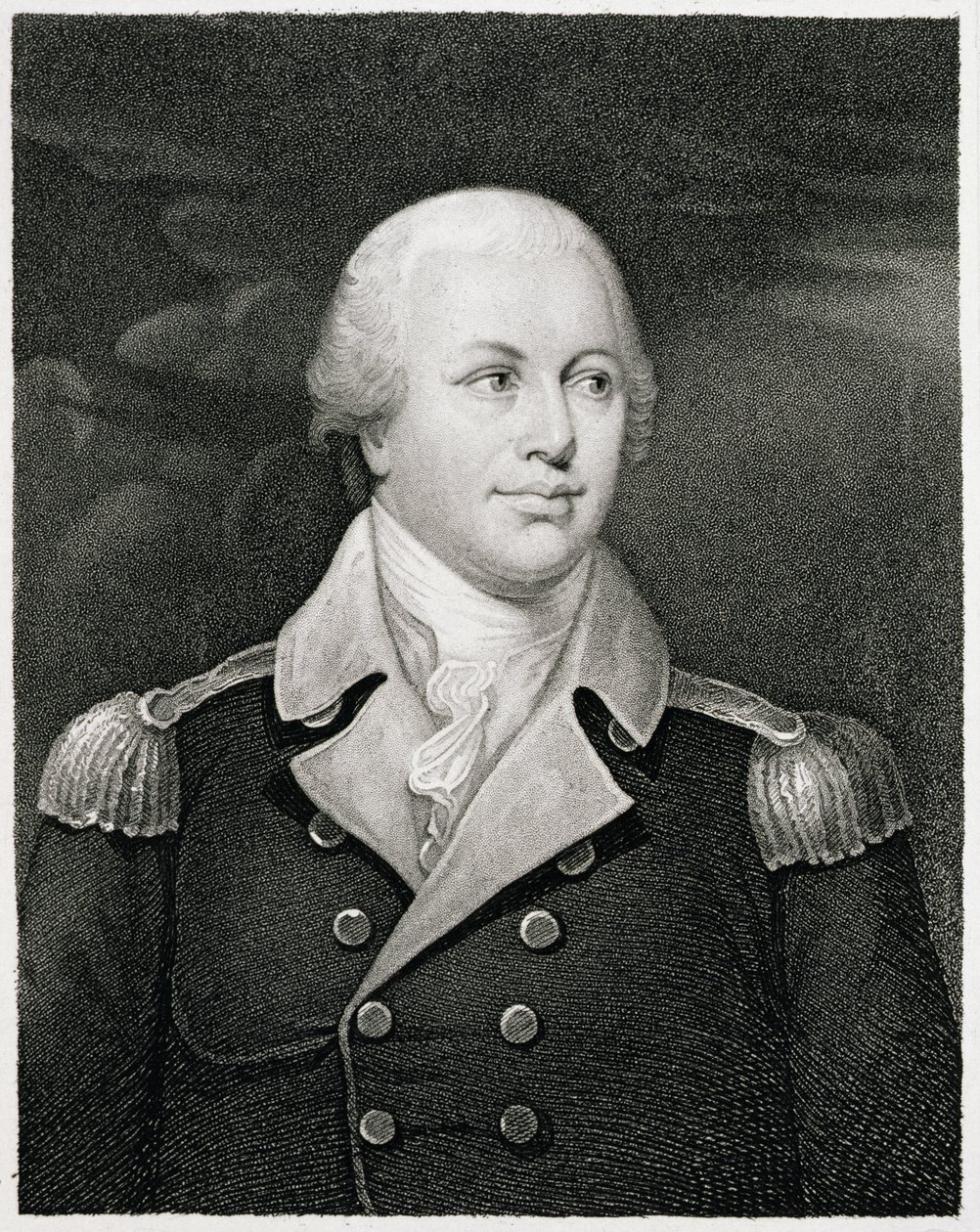 Nathaniel Greene vezérőrnagy (1742-86), metszett: John B. Forrest (1814-70) alkotó: John Trumbull