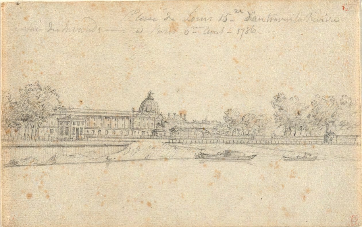 XV. Lajos tere alkotó: John Trumbull