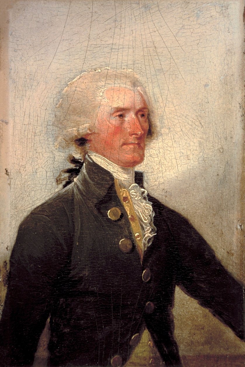 Thomas Jefferson portréja, John Trumbull alkotó: John Trumbull