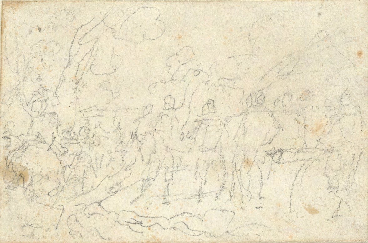 Burgoyne feladása alkotó: John Trumbull