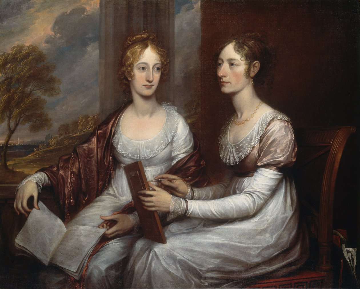 Mary és Hannah Murray kisasszonyok alkotó: John Trumbull