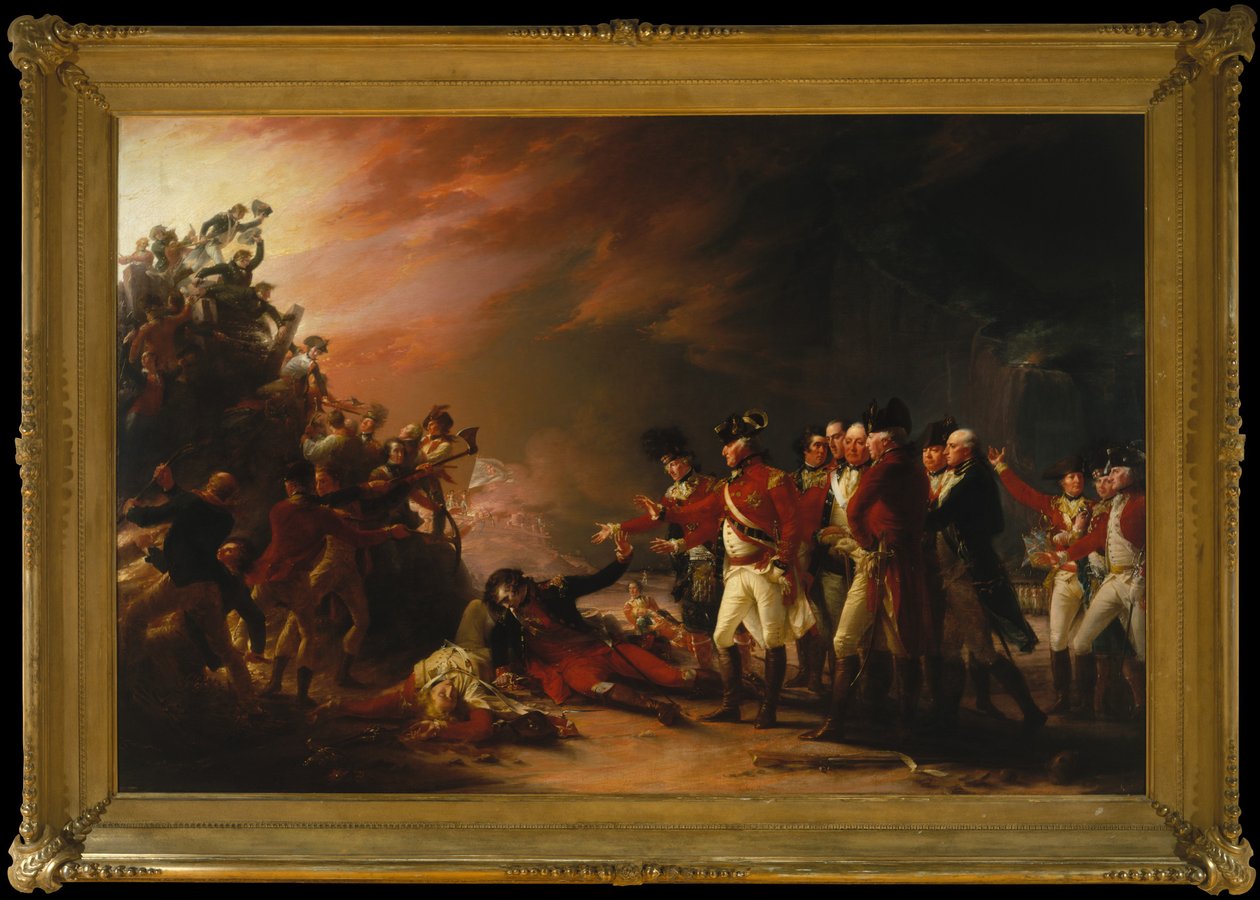 A gibraltári helyőrség által készített Sortie, 1789 alkotó: John Trumbull
