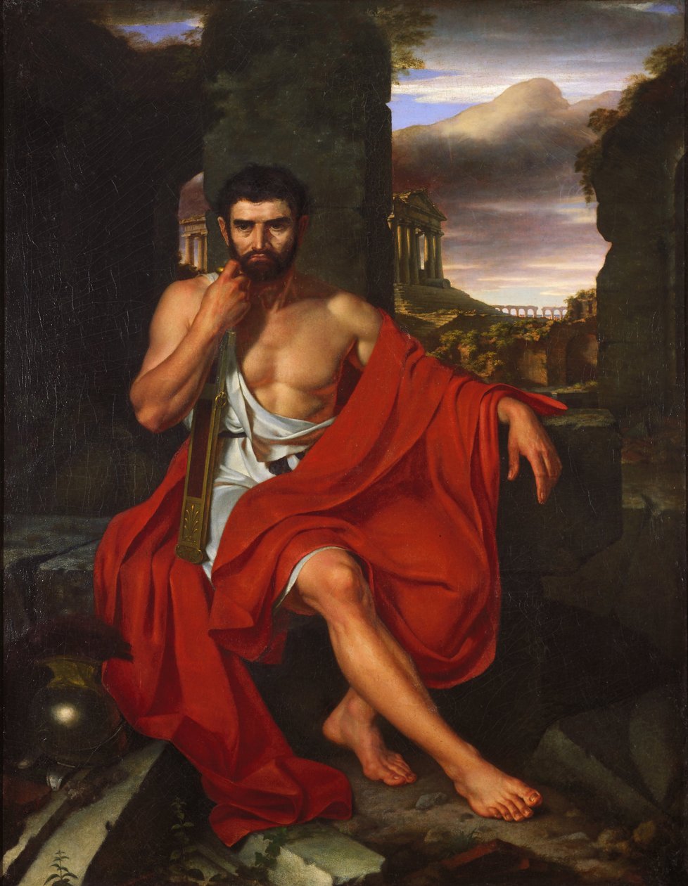 Gaius Marius Karthágó romjai között, 1807 alkotó: John Vanderlyn
