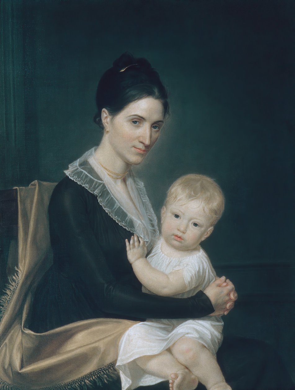 Mrs. Marinus Willett és fia, Marinus, Jr., kb. 1802. alkotó: John Vanderlyn