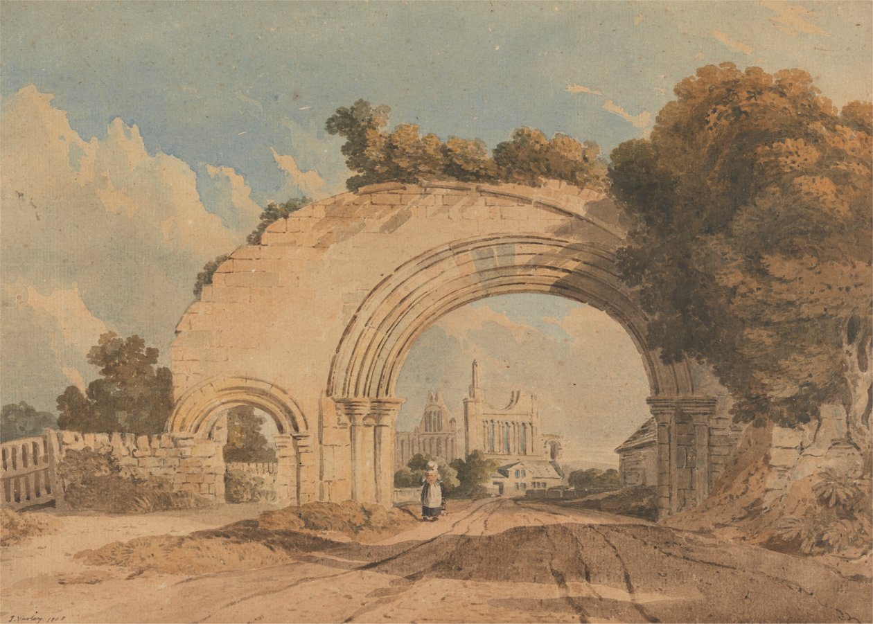 Byland Abbey, Yorkshire alkotó: John Varley