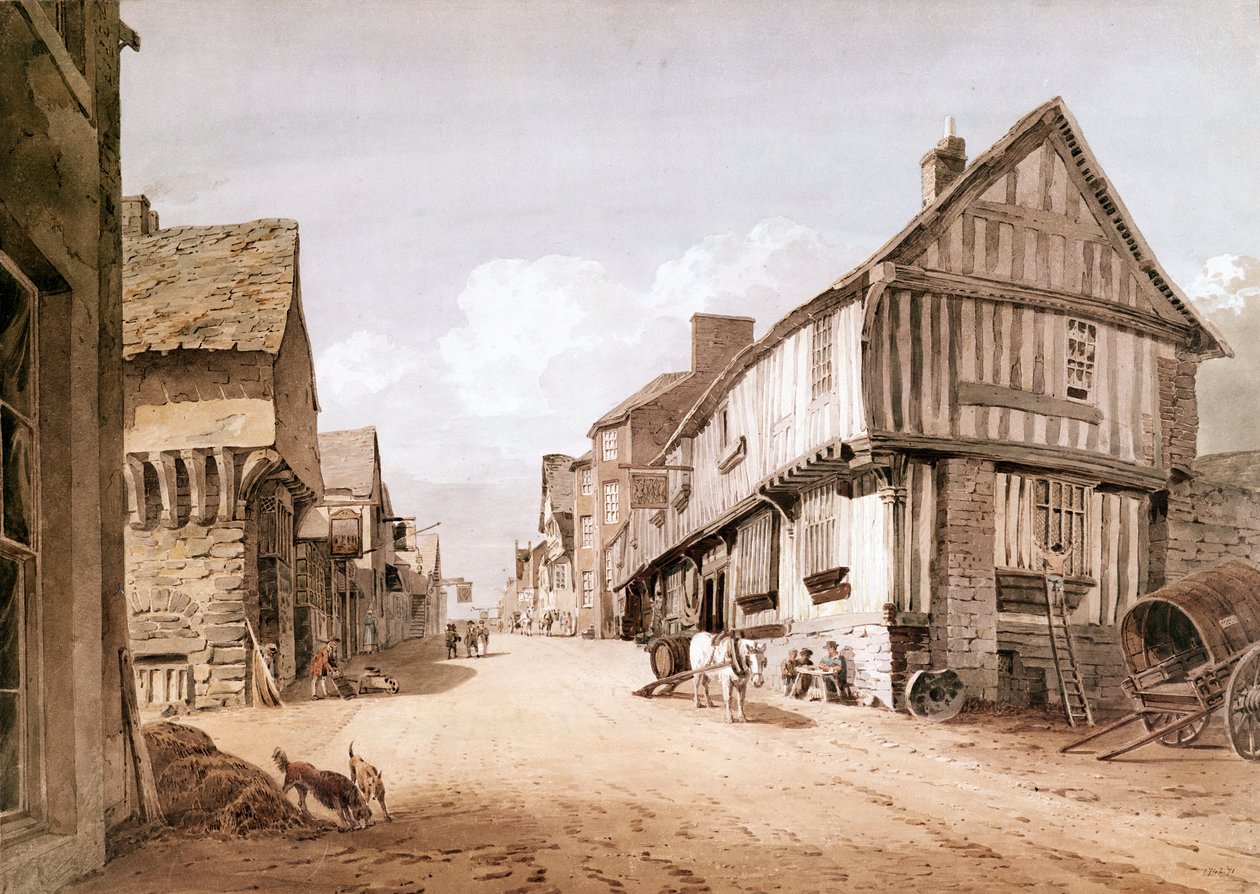 High Street, Conway alkotó: John Varley