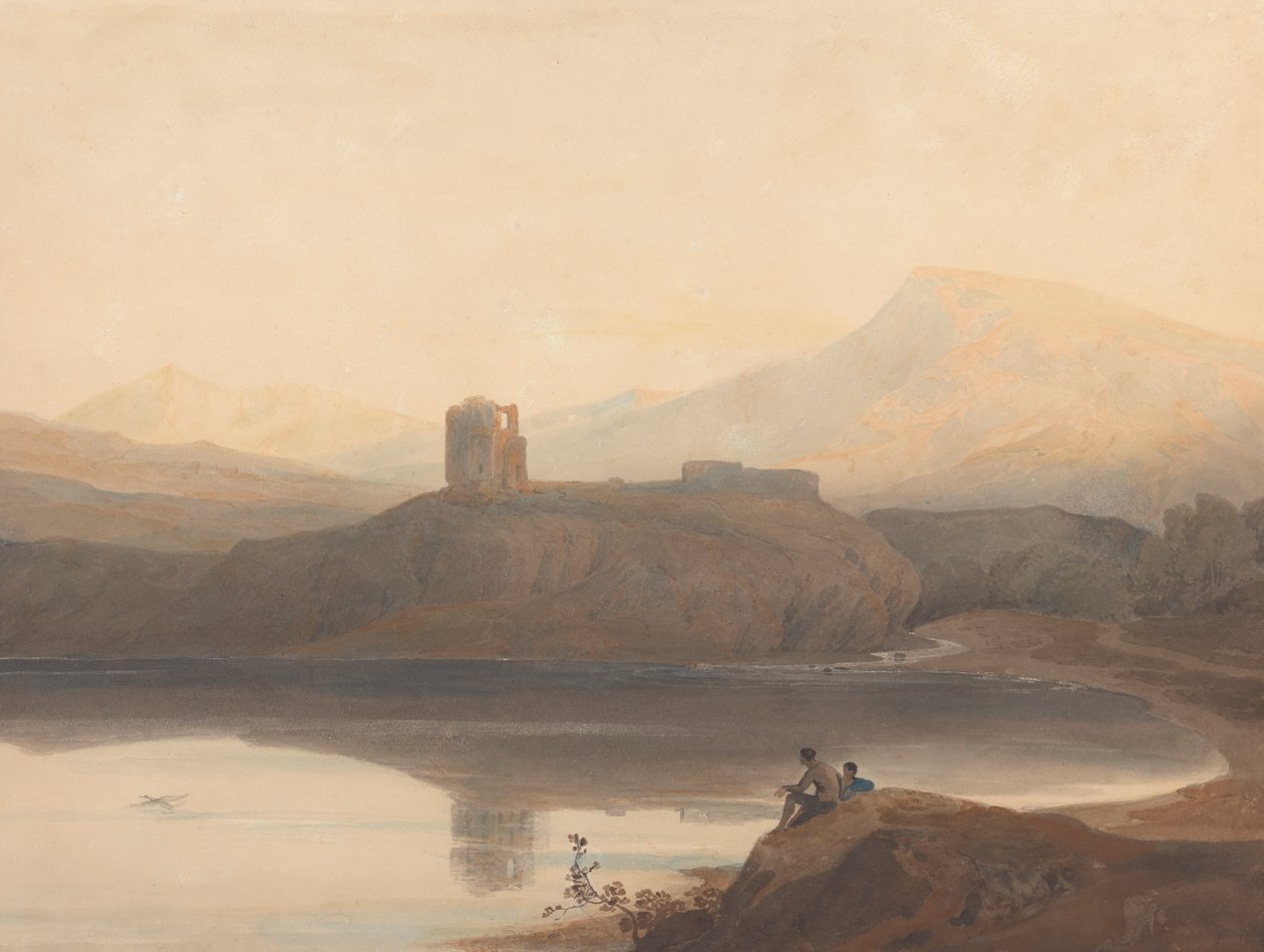 Llanberis-tó, Dolbadern kastélyával alkotó: John Varley